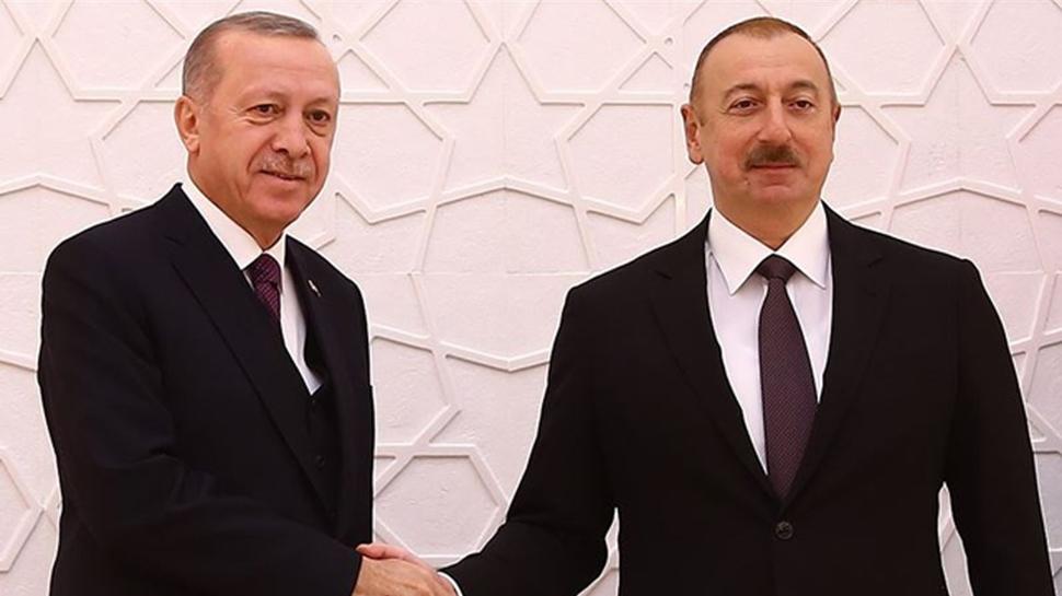 Aliyev'den Bakan Erdoan'a 101. yl mesaj: Bir Millet, ki Devlet vurgusu