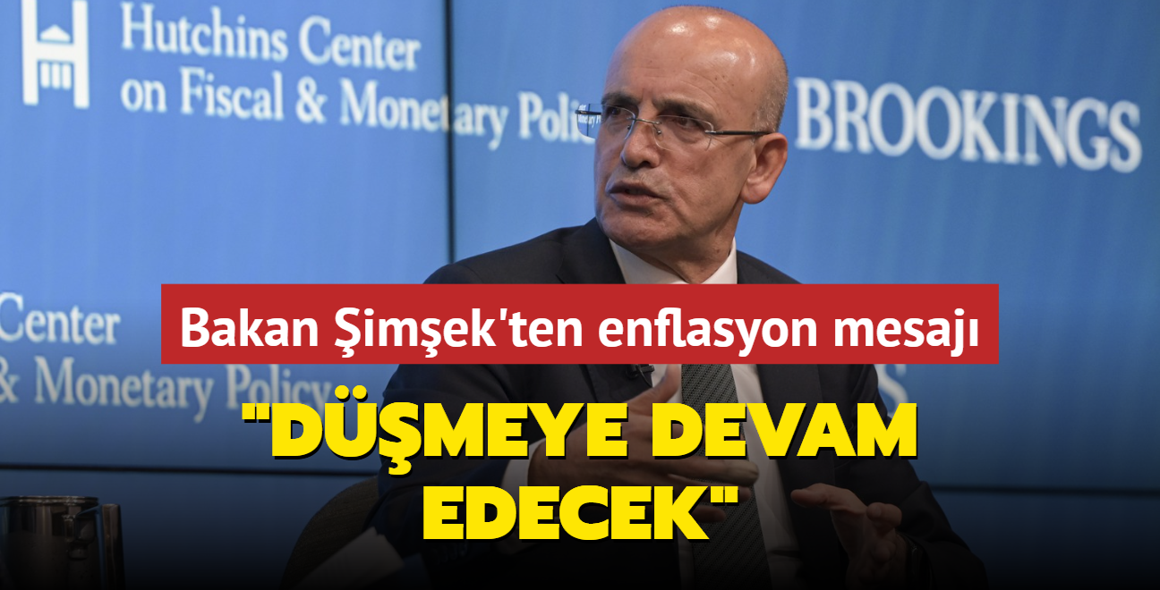 Bakan imek'ten enflasyon mesaj