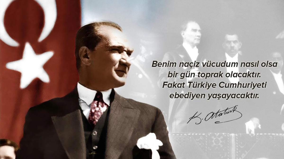 29 Ekim'e zel Atatrk'n Cumhuriyet szleri! Atatrk'n Cumhuriyet ile ilgili syledii szler (ksa)