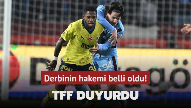 Derbinin hakemi belli oldu! TFF duyurdu