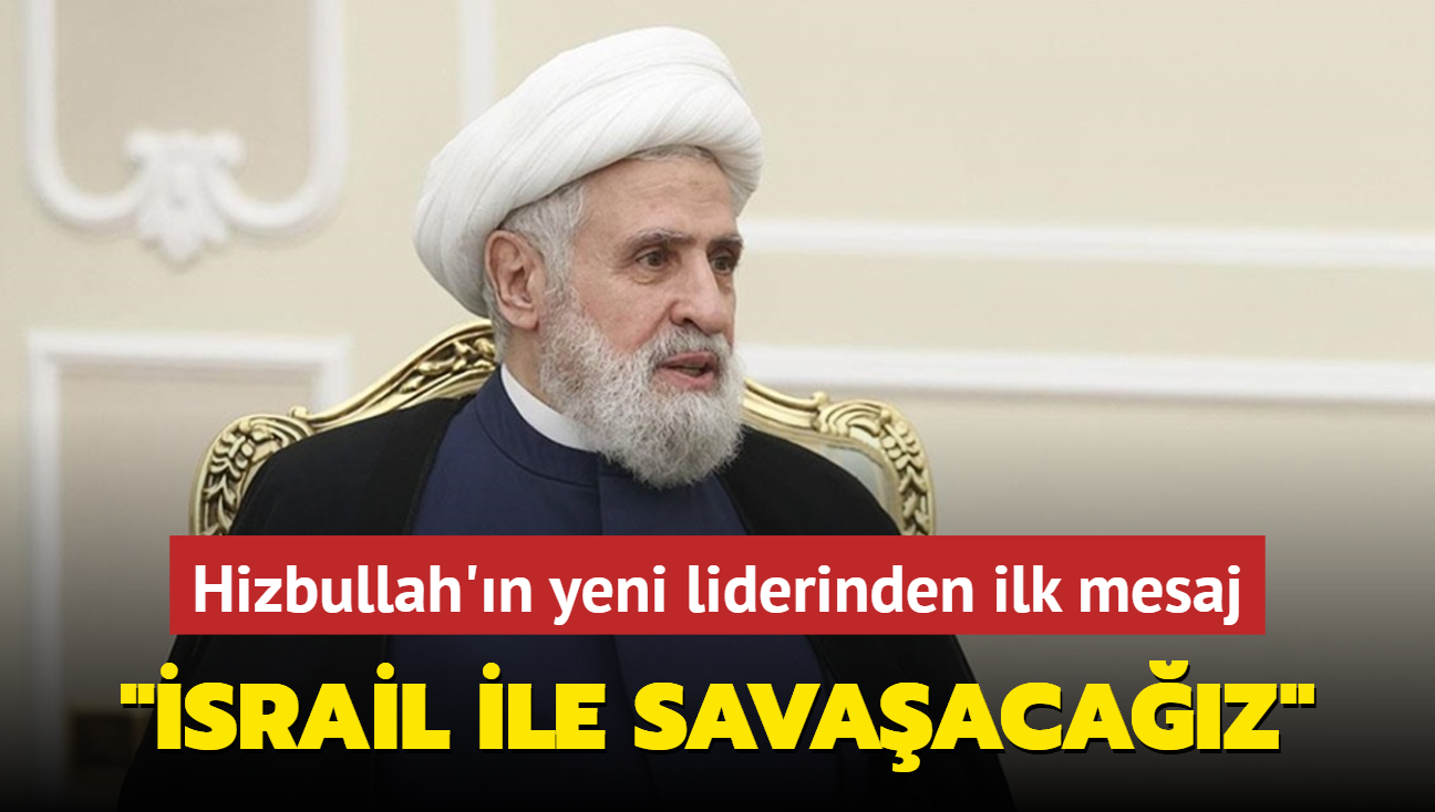 Hizbullah'n yeni lideri Kasm'dan ilk mesaj: srail ile savaacaz