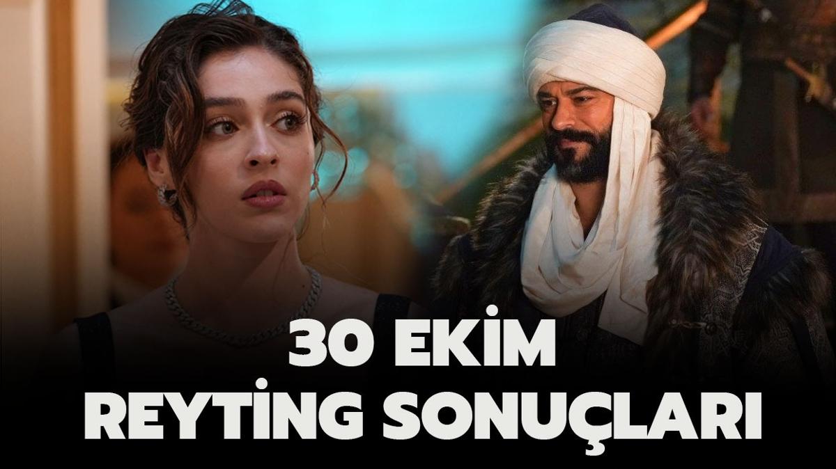 30 Ekim reyting sonular | Reytinglerde zirvede kim var" Kurulu Osman m" Leyla m"