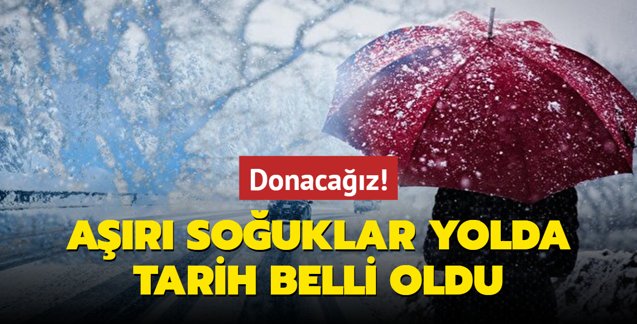 Donacaz! Ar souklar yolda, tarih belli oldu... iddetli kar ve saanak geliyor