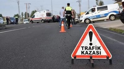 Trafik kazasnda 15 retmen yaraland