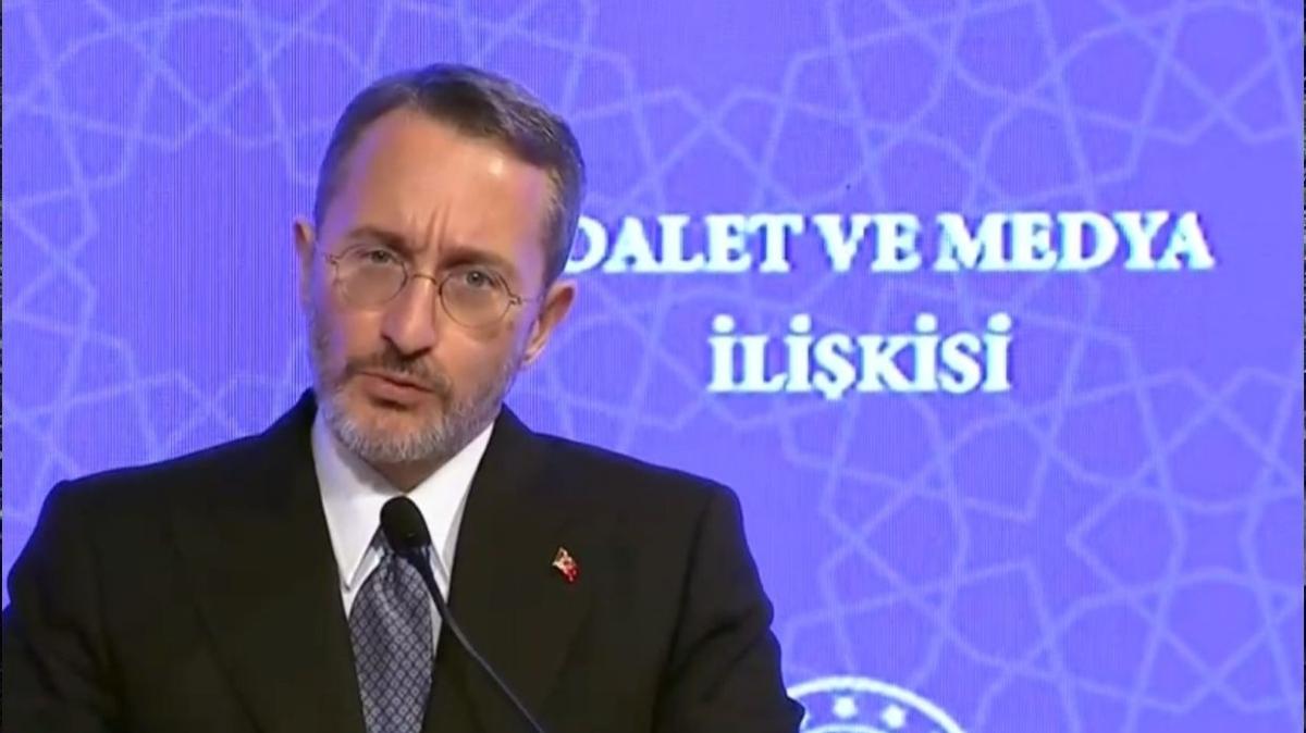letiim Bakan Altun: Teyitsiz ierikleri szecek mekanizmalar kurmak hayati nem tar