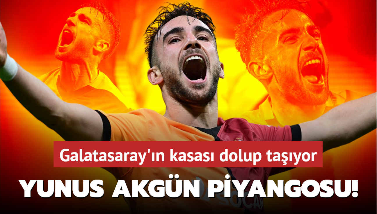 Yunus Akgn piyangosu! Galatasaray'n kasas dolup tayor