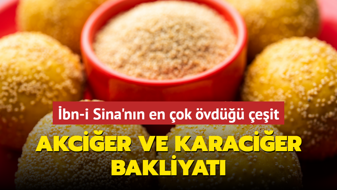 Akcier ve karacier bakliyat! bn-i Sina'nn en ok vd bakliyat! Hem ununu hem pimiini neriyor