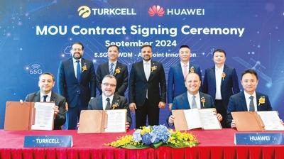 TUrkcell ile Huawei'den yeni teknoloji ibirlii... 5.5G iin ortak alma!