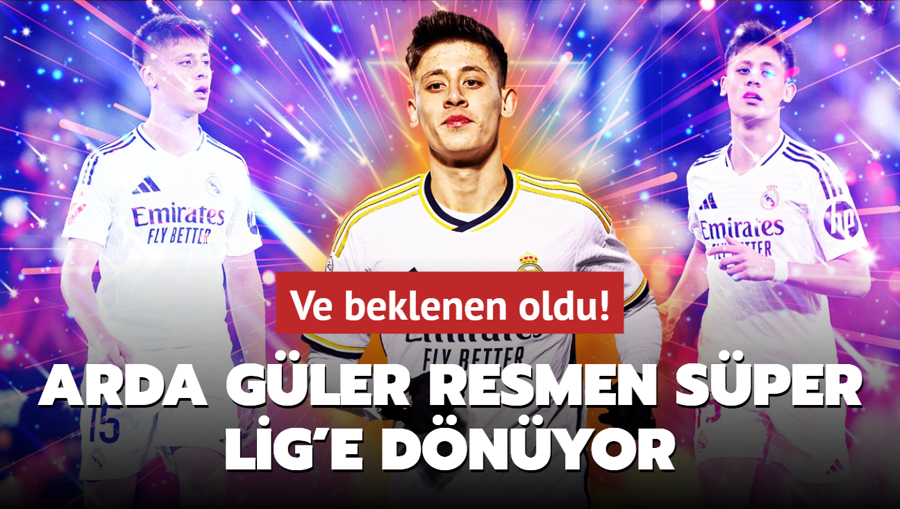 Ve beklenen oldu! Arda Gler resmen Sper Lig'e dnyor