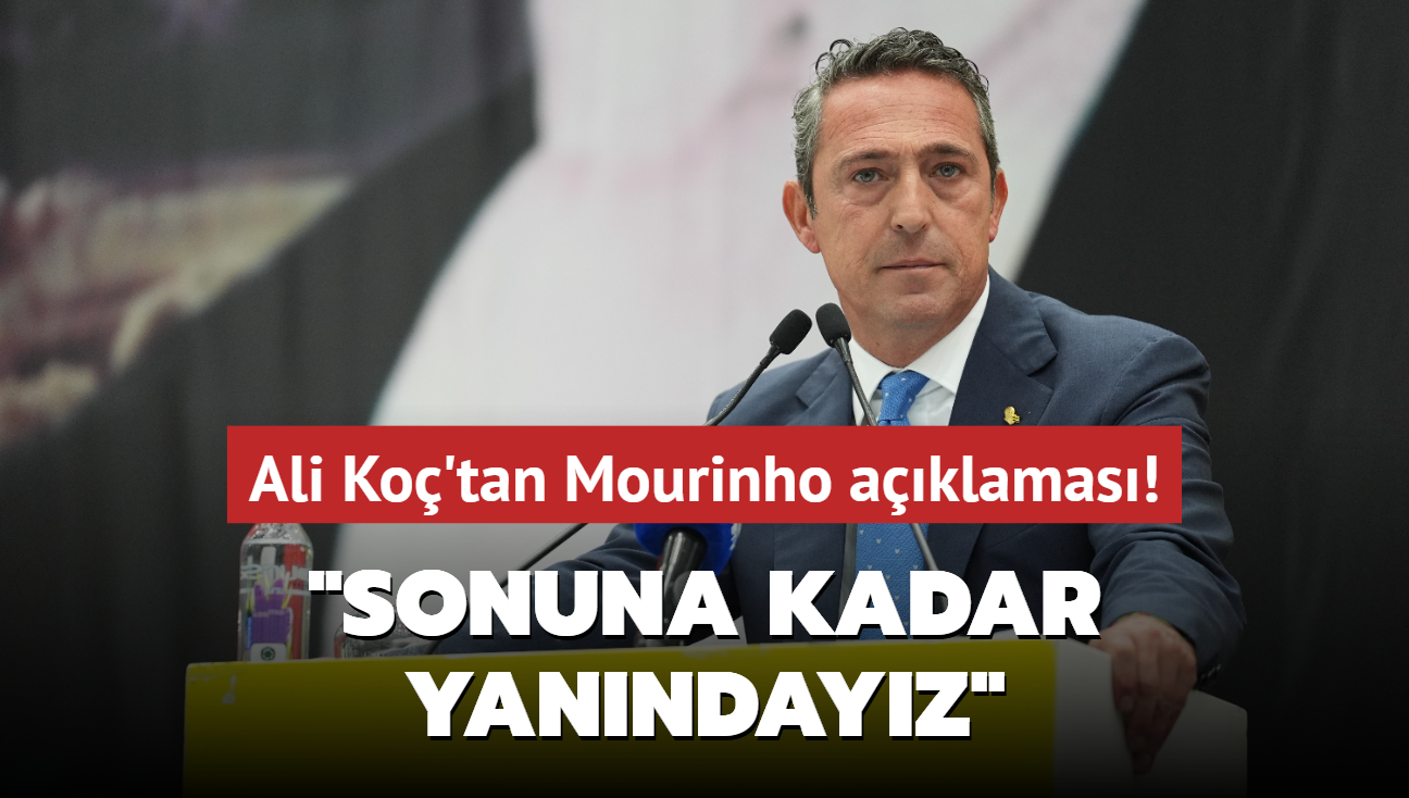 Ali Ko'tan Mourinho aklamas! "Sonuna kadar yanndayz"