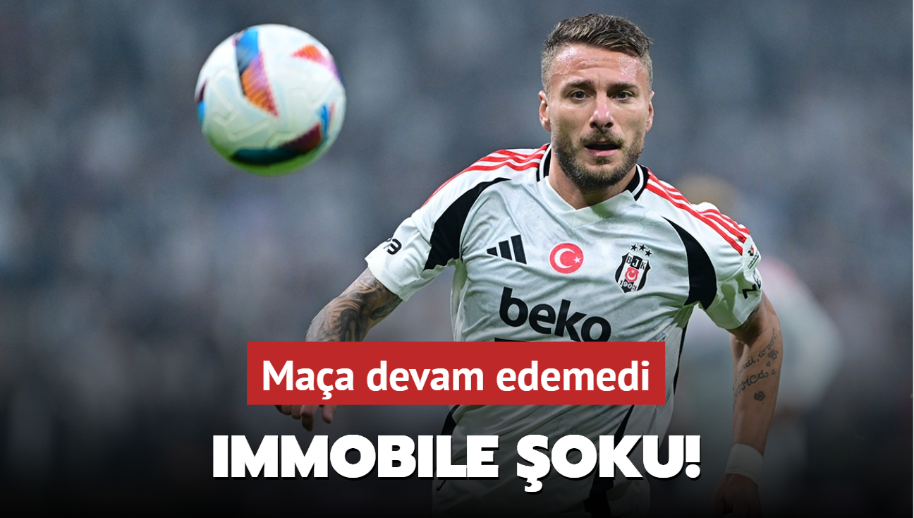 Immobile oku! Maa devam edemedi