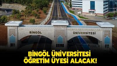 Bingl niversitesi retim yesi alacak!