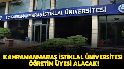 Kahramanmara stiklal niversitesi retim yesi alacak!