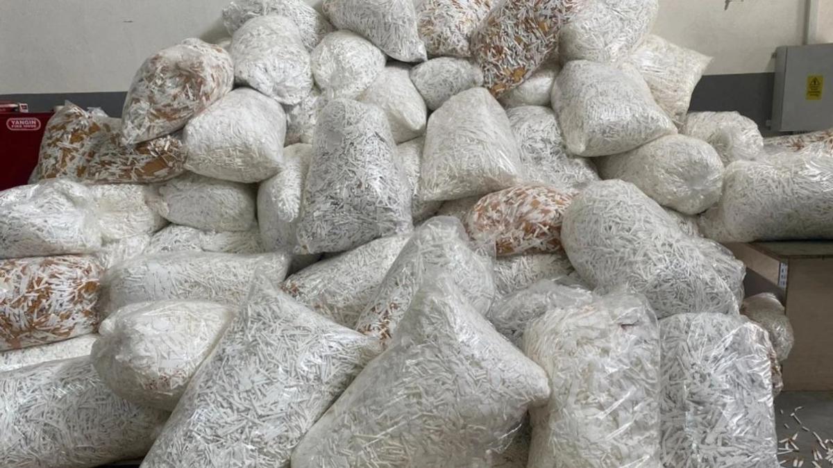 11 milyon 500 bin makaron ele geirildi
