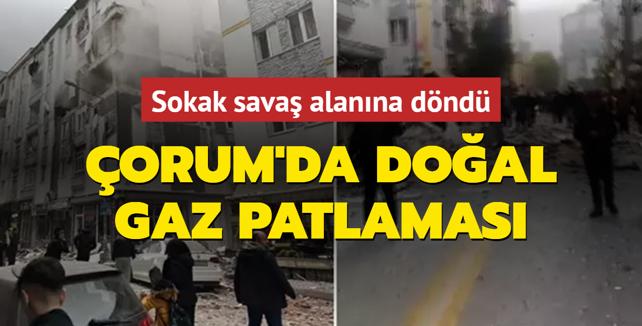 orum'da doal gaz patlamas