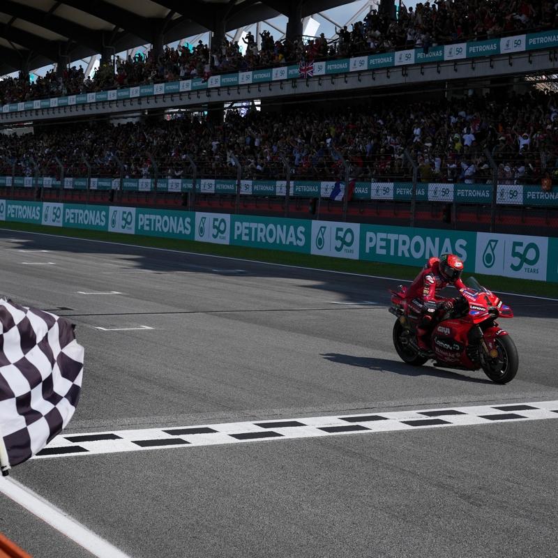 Malezya Grand Prix'sinde kazanan Francesco Bagnaia