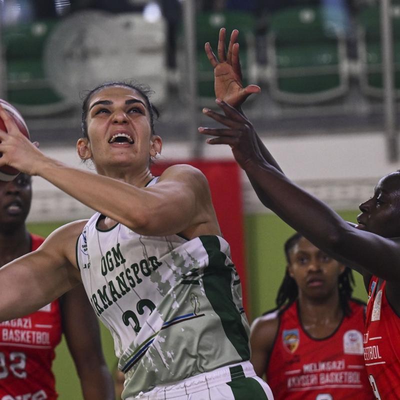 Melikgazi Kayseri Basketbol deplasmanda galip