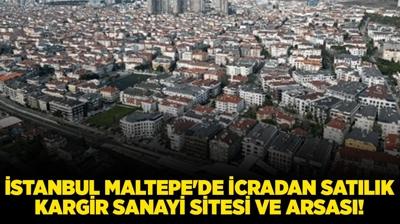 stanbul Maltepe'de icradan satlk kargir sanayi sitesi ve arsas!