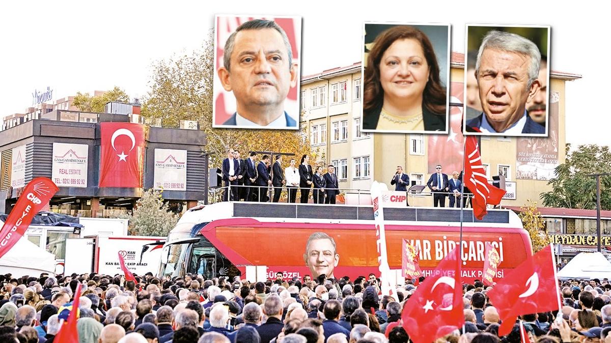 Esenyurt Belediye Bakan Ahmet zer'e destek mitingi... CHP'li bakanlardan zgr zel'e rest
