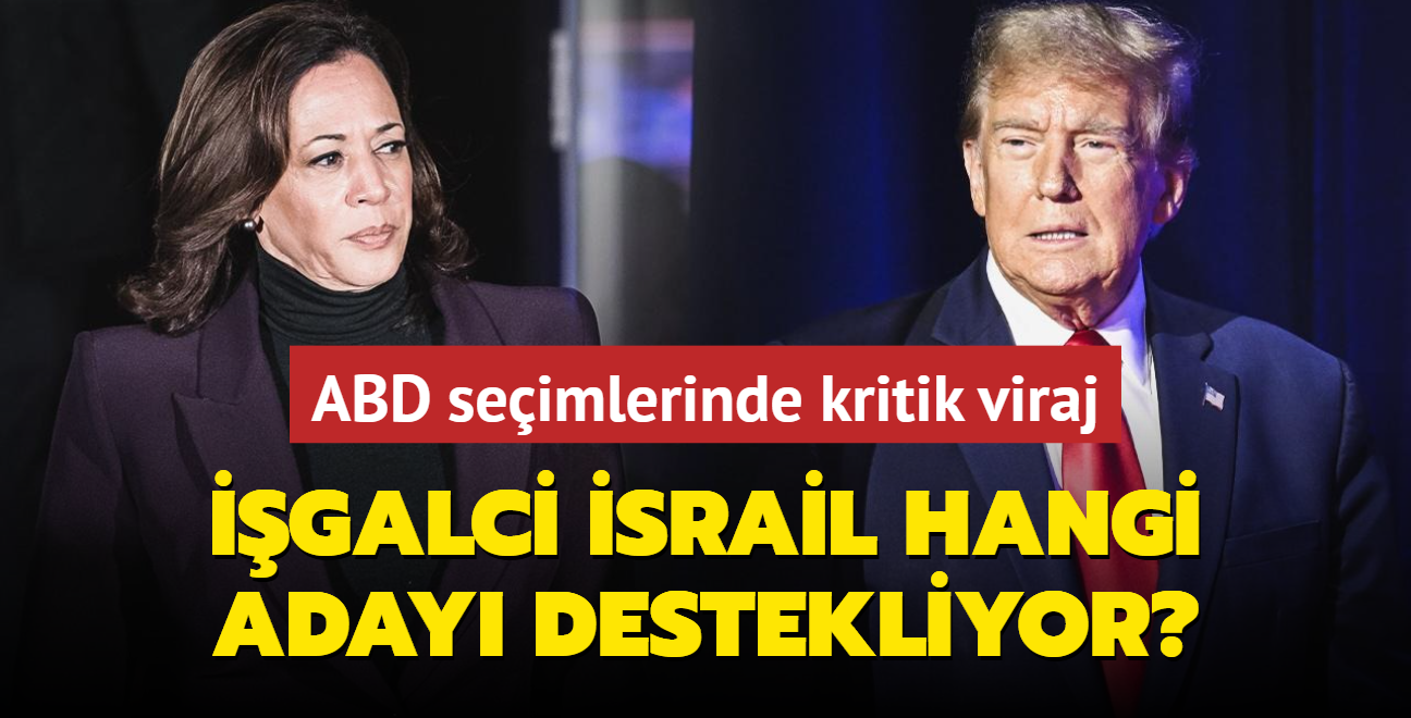 ABD seimlerinde kritik viraj! galci srail hangi aday destekliyor"