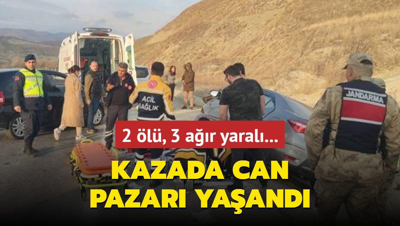 Erzurum'da can pazar: 2 l, 3 ar yaral