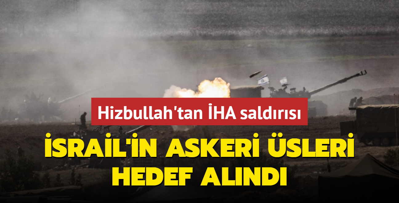 srail'in askeri sleri hedef alnd... Hizbullah'tan HA saldrs