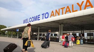 Antalya'ya ziyareti akn... Turist says 16 milyonu geti