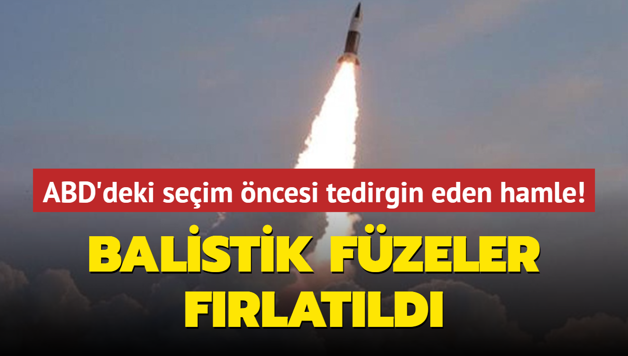 ABD'deki seim ncesi tedirgin eden hamle! Balistik fzeler frlatld