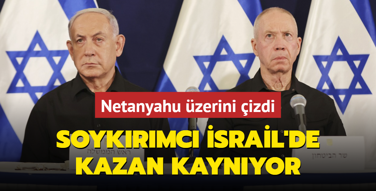 Netanyahu, Savunma Bakan Gallant'n grevine son verdi: Aramzdaki gven atlad