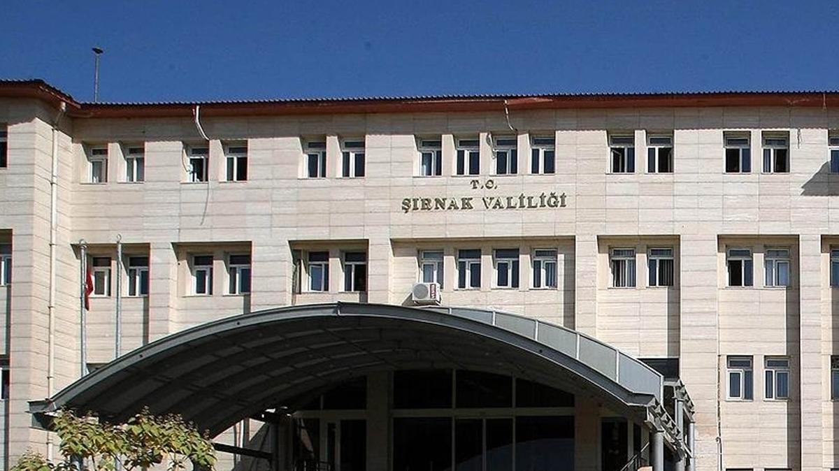 rnak'ta gsteri ve yryler 10 gn yasakland