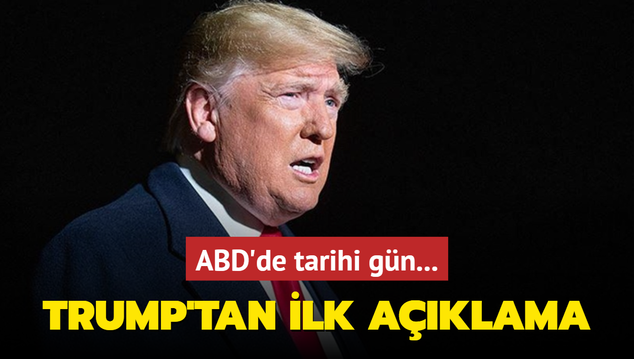 ABD'de tarihi gn... Trump'tan ilk aklama