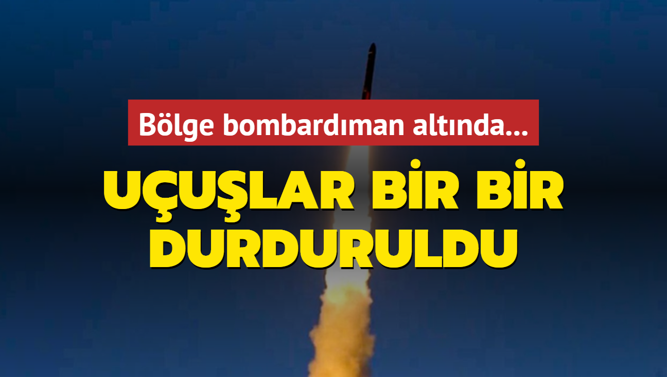 Blge bombardman altnda... Uular bir bir durduruldu