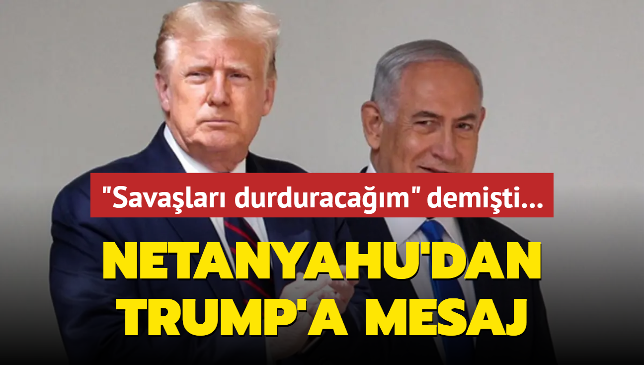 Netanyahu'dan Trump'a: Tarihin en byk geri dnn tebrik ediyorum