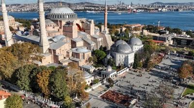 Ayasofya Meydan'ndaki enstalasyon Gazze'deki hallar hatrlatyor