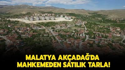 Malatya Akada'da mahkemeden satlk tarla!