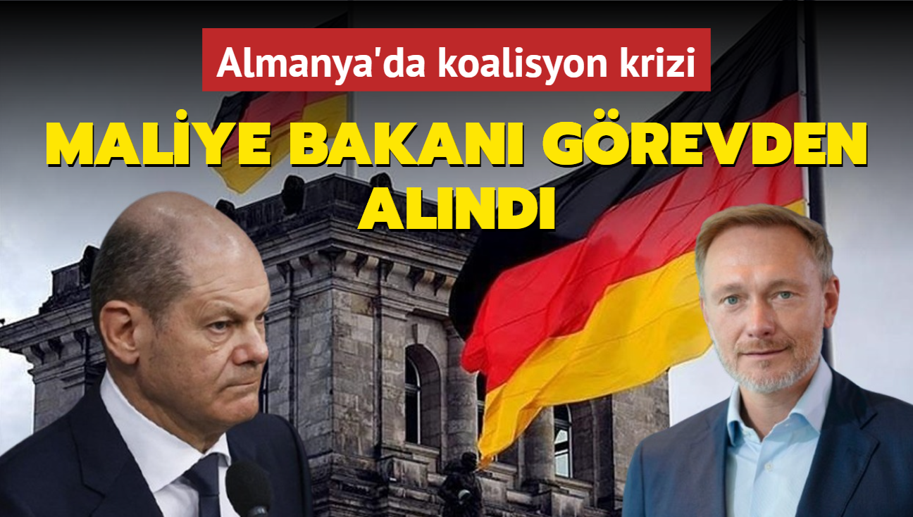 Almanya'da koalisyon krizi: Maliye Bakan Lindner grevden alnd