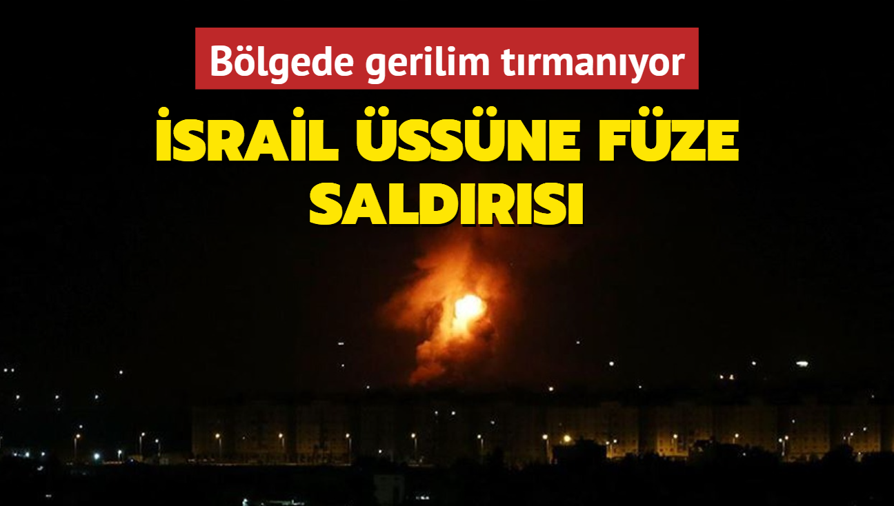 Blgede gerilim trmanyor! srail'in ssne fze saldrs