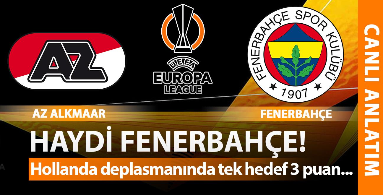 CANLI: AZ Alkmaar - Fenerbahe