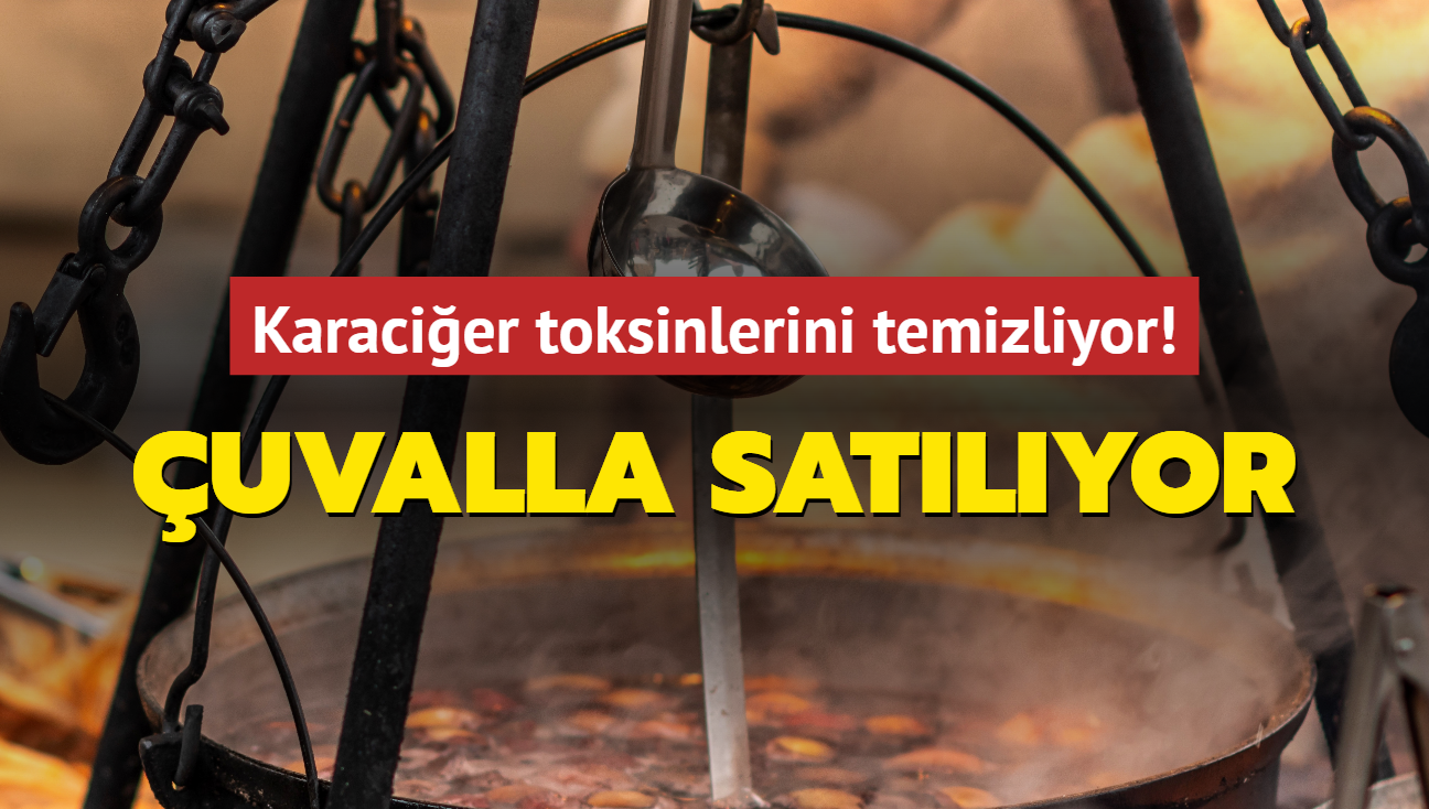 uvalla satlyor karacier toksinlerini temizliyor! Pf noktas bir tamlk kaynatmak