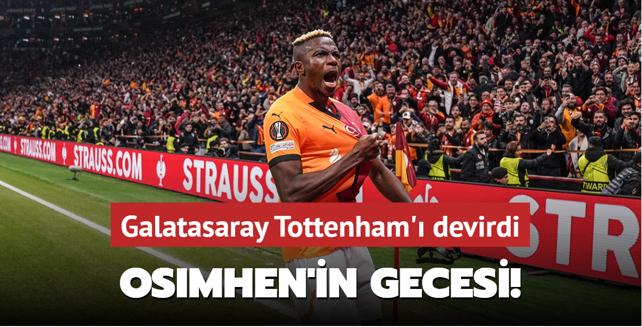 MA SONUCU: Galatasaray 3-2 Tottenham