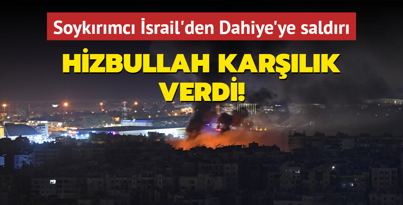 Soykrmc srail'den Dahiye'ye saldr... Hizbullah karlk verdi