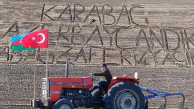 Krklarelili iftiden karde lkeye jest: Karaba Azerbaycan'dr