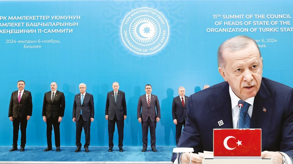 Trkler iin ortak gelecek ina ediyoruz... TDT zirvesinde Erdoan'dan dnyaya mesaj