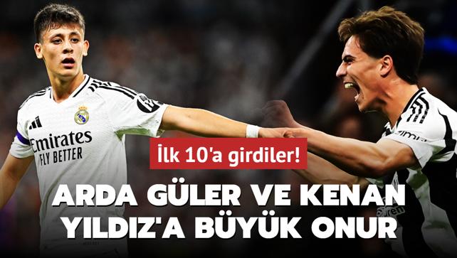 Arda Gler ve Kenan Yldz'a byk onur! lk 10'a girdiler