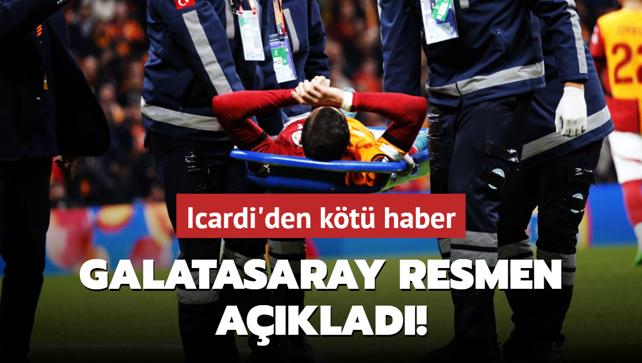 Galatasaray resmen aklad! Icardi'den kt haber