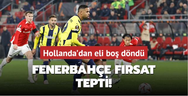 MA SONUCU: AZ Alkmaar 3-1 Fenerbahe