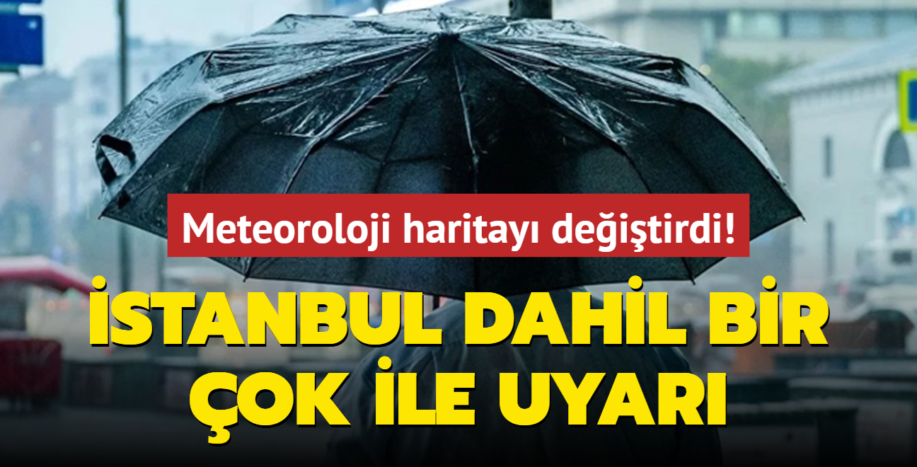 Meteoroloji hafta sonu iin uyard: stanbul dahil bir ok ile saanak geliyor