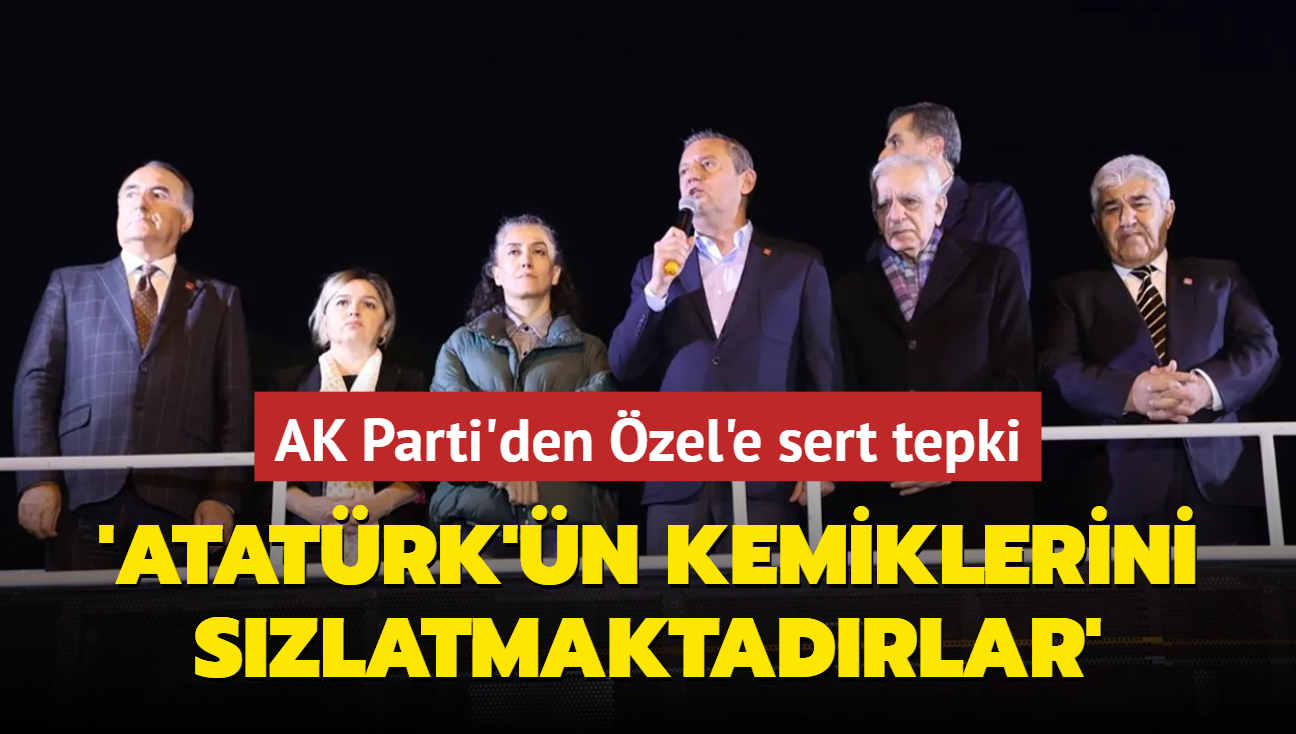 AK Parti Genel Bakan Yardmcs Da'dan CHP lideri zel'e sert tepki:  Gazi'nin mirasna hakszlk