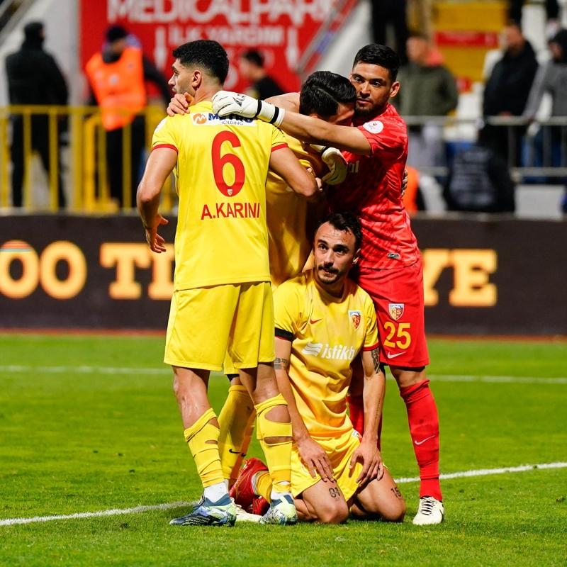 Kayserispor haftay 3 puanla kapatt