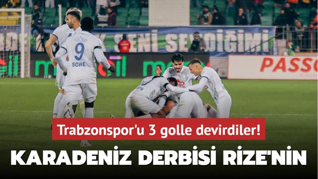 MA SONUCU: aykur Rizespor 3-1 Trabzonspor